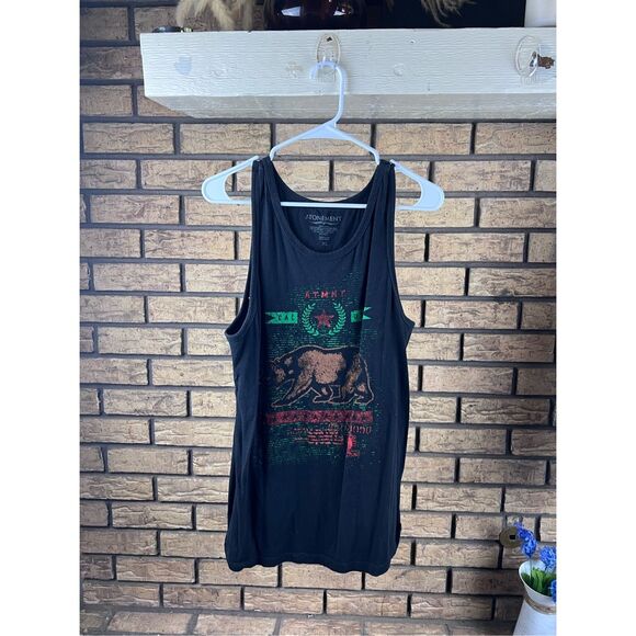 No Brand Tops - Black Atonement CAL USA Bear Sleeveless T-shirt T1 size XL